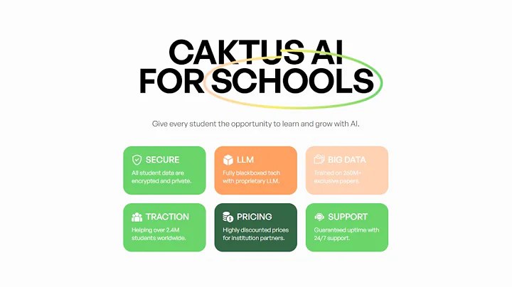 Cactus AI para Escuelas: Construyendo el Puente entre la Educación y la Inteligencia Artificial