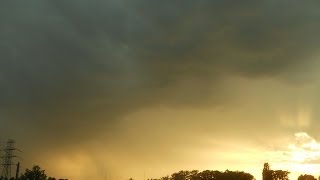 Słabe Burze Komórki Opadoweburzowe, Wał Szkwałowy, Iryzacja, Mammatusy - Kalisz 0506.07.16R.
