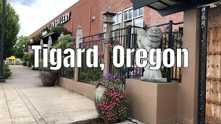 Tigard, Oregon (Downtown) 4K60 Walking Tour