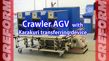 Underrun AGV with Karakuri transfer device