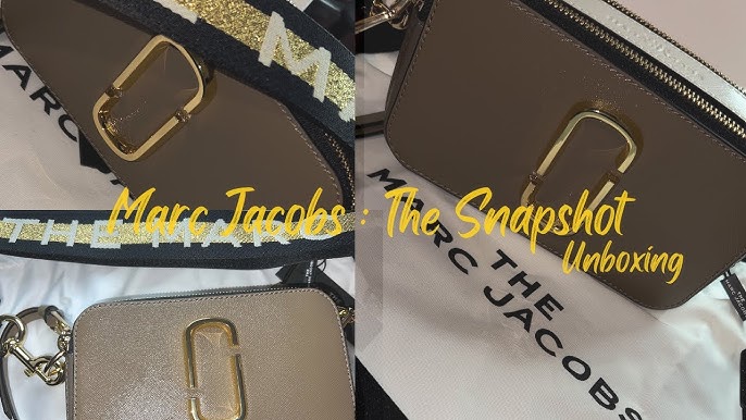 the snapshot dtm all black marc jacobs bag unboxing & review