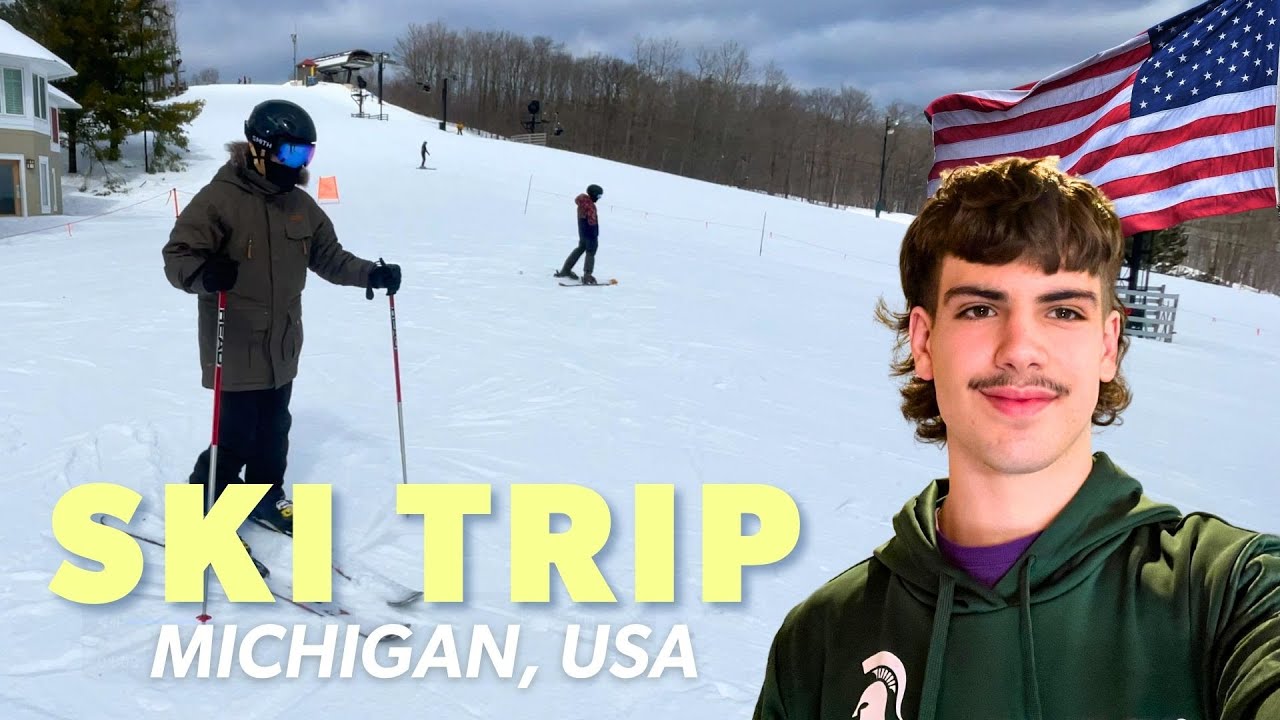 Mein Gastbruder fährt zum ersten Mal Ski! 🇺🇸 Auslandsjahr USA