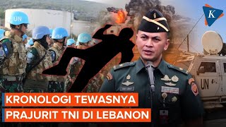 Kronologi Tewasnya Satu Prajurit Tni Akibat Serangan Israel Di Lebanon