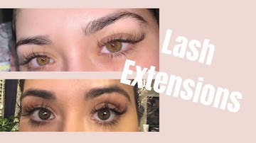 My First Time Getting Lash Extensions | Eyelash Extension Experience- What you need to know