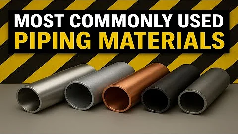 Most commonly used piping materials in the oil and gas industry.