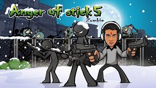 Anger of Stick 5 zombie 😲 fighting Game Play ! @AtharvGamerz44  screenshot 3