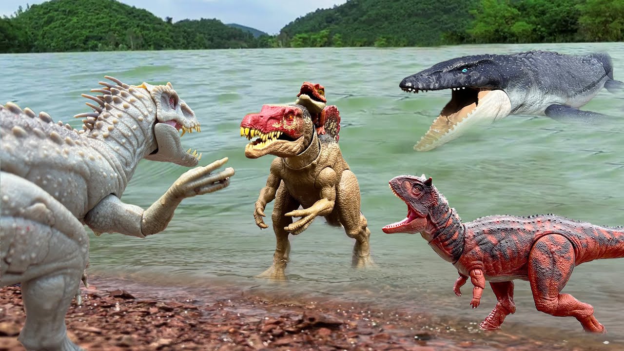 REXY ADVENTURES (FULL MOVIE) 🦖 T-REX, SPINOSAURUS, INDOMINUS, GIGA, MOSASAURURS | JURASSIC WORLD