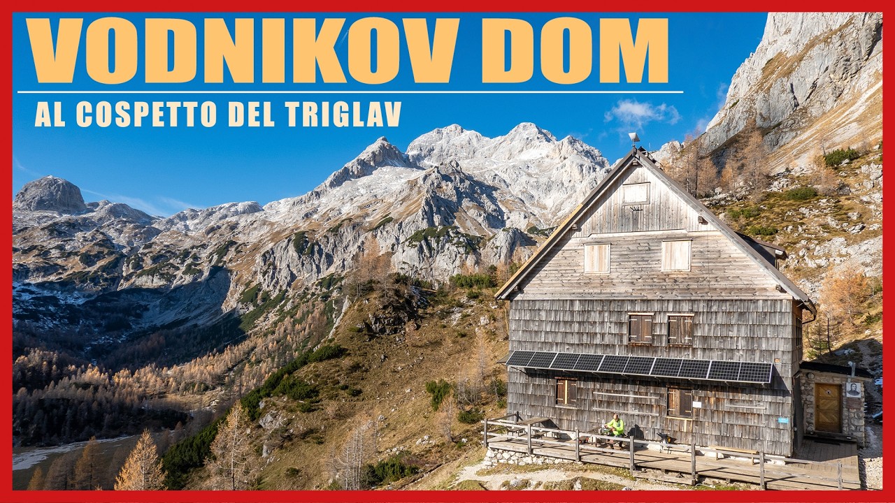VODNIKOV DOM NA VELEM POLJU - al cospetto del TRIGLAV