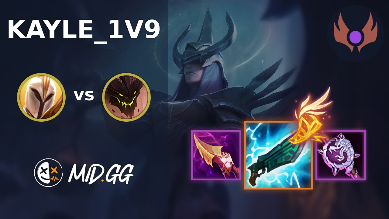 MID.GG: [ kayle_1v9 ] Kayle TOP vs Malphite | EUW MASTER | LOL Season ...