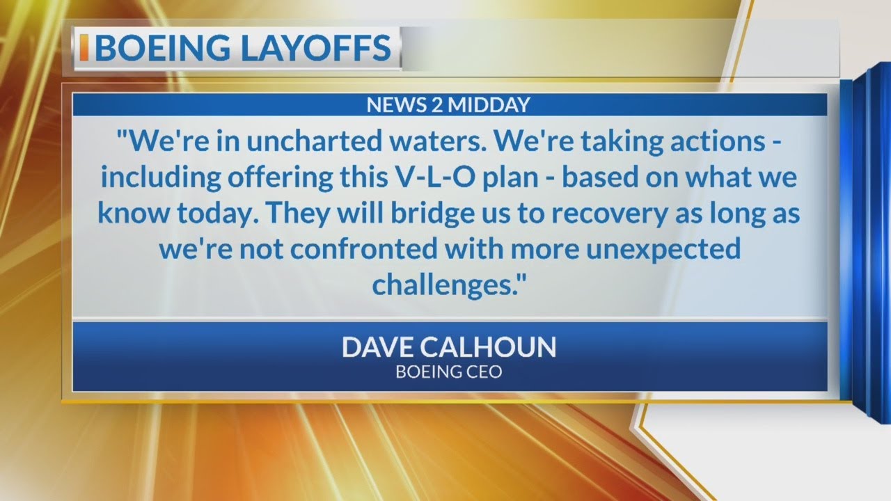 Boeing announces voluntary layoffs YouTube