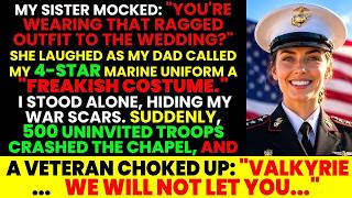 80. Goddess Valkyrie! My Sister Mocked Me at My Wedding — Until 500 Marines Snapped To...