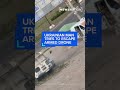 Ukrainian man tries to escape armed drone