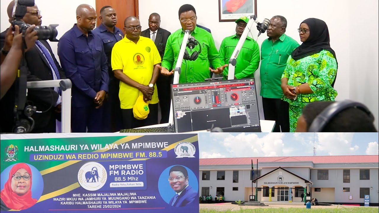KATAVI: WAZIRI MKUU KASSIM MAJALIWA AZINDUA REDIO MPIMBWE FM/AWAPIGA ZA USO 