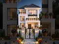 Small Duplex House Design with Floral Terrace #dreamhome #homedesign #family #trending
