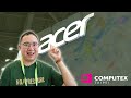 Acer booth tour  computex 2023 laptops routers and more