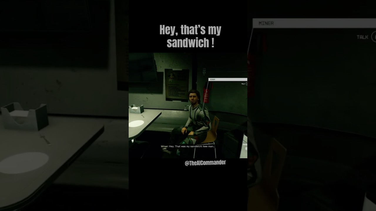 He really wanted that sandwich! #starfield
