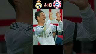 Real Madrid 🆚️ Fc Bayern | (4-0) Match | Highlights #Shorts #Football #Youtube #Ronaldo #Messi