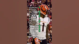 2024 Bengals schedule prediction #nfl #bengals #2024 #satisfying #joeburrow #lsu #splash #football thumbnail