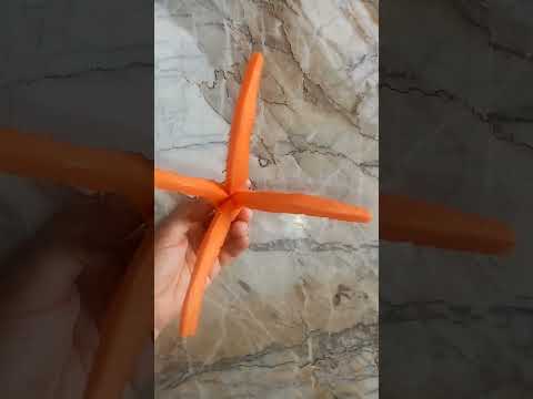 طريقة عمل وردة من الجزر خضار 