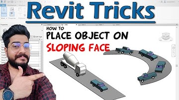 REVIT Tricks || Place Object on Sloping face in Revit || Based on Work-Plane Family ||