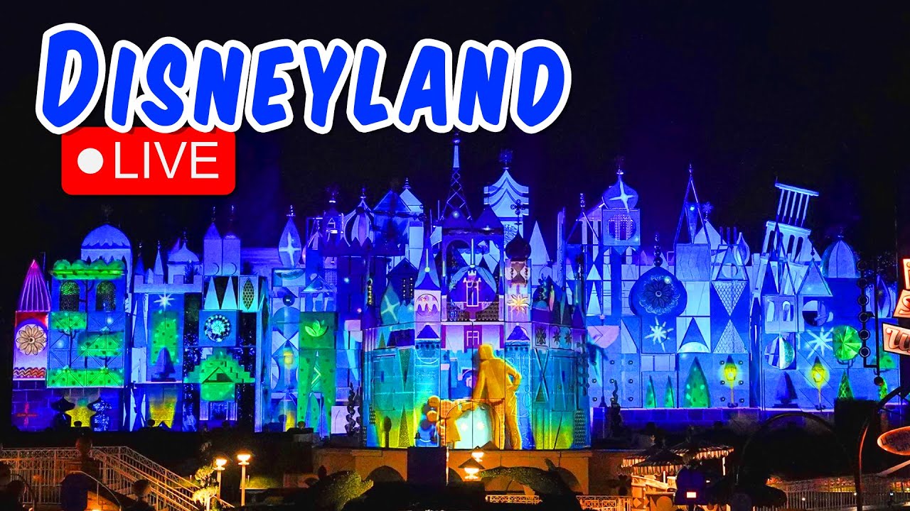 🔴 LIVE – Disneyland  |  World of Color + 7 Rides!
