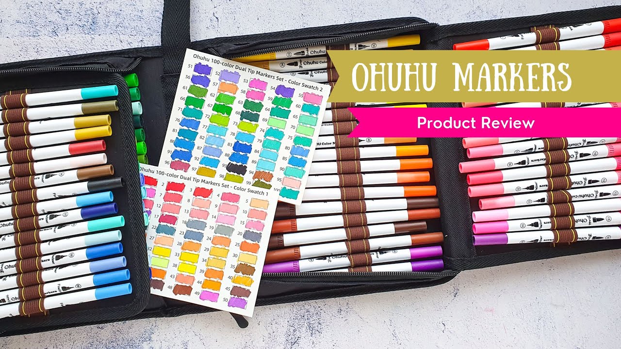 Ohuhu water-based Markers - Review 