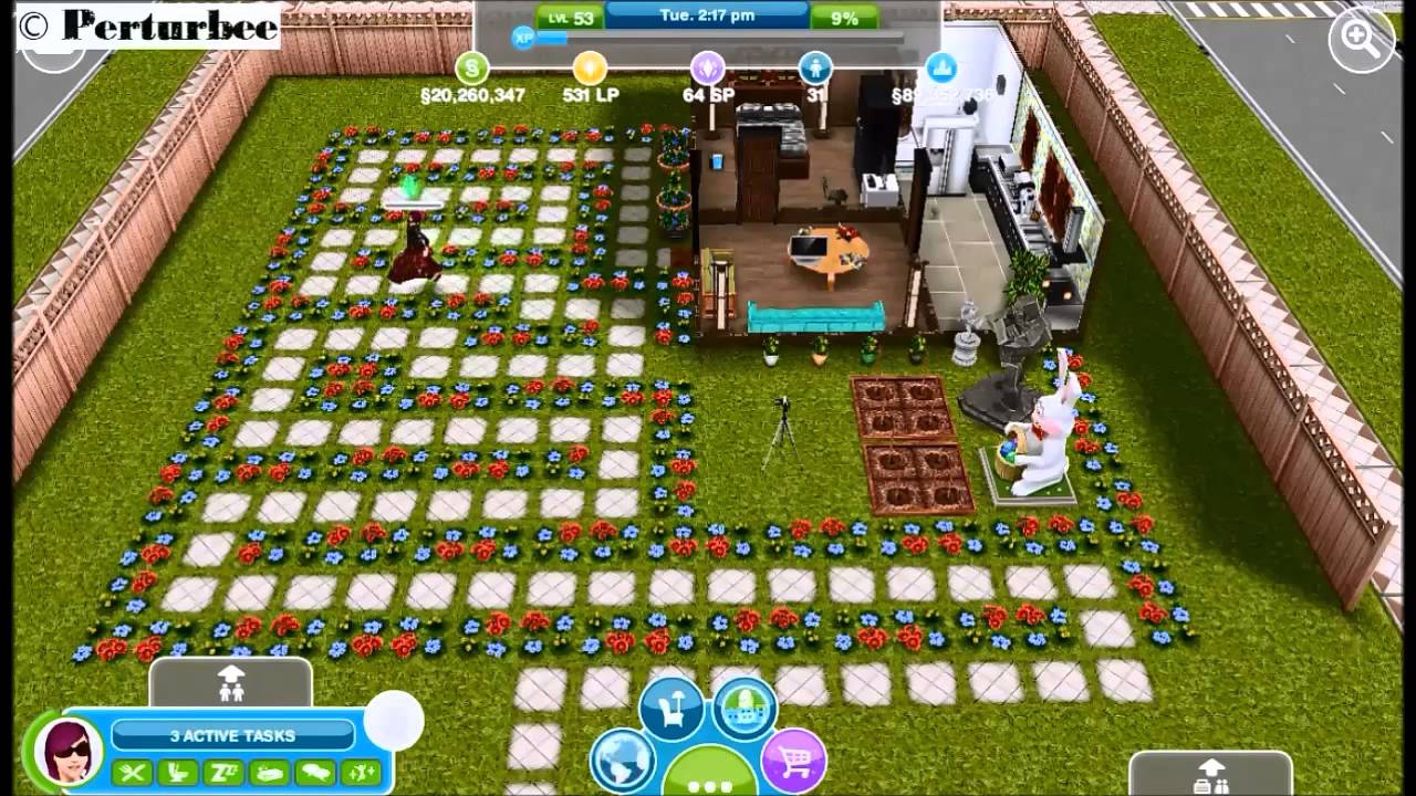 The Sims Freeplay Flowers & Path (Maze 0) YouTube
