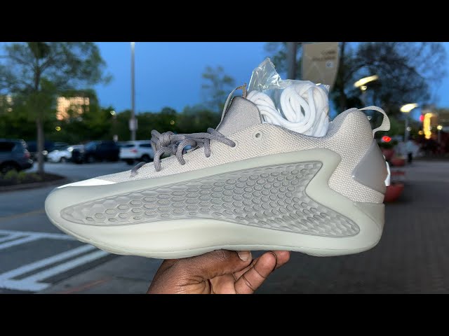 Adidas AE 1 low Metallic grey Anthony Edwards - YouTube