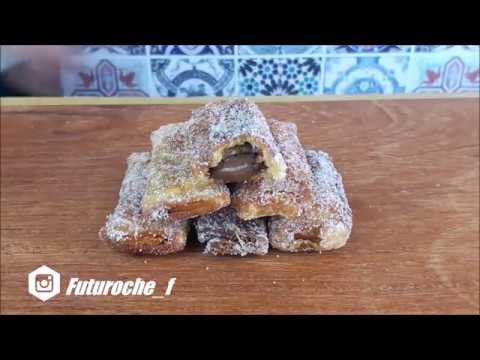 CHURROS DE PÃO DE FORMA CHOCOLATE
