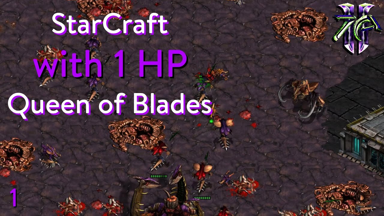 One Zergling and a Dream! StarCraft Brood War with 1hp!