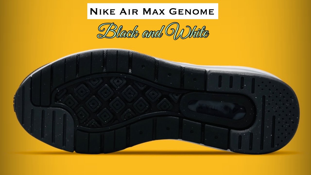 Nike Air Max Genome 2021 Black and White DETAILED LOOK