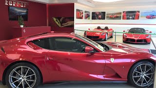 VISIT TO FERRARI OF CENTRAL NEW JERSEY (EDISON NJ) FERRARI LAFERRARI, FERRARI MONZA SP2, FERRARI 812