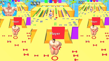 MUSCLE RACE 💪🏋️👊 Game All Levels Walkthrough Gameplay Android,iOS Big UPDATE