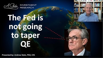 Why the Fed is not going to taper QE