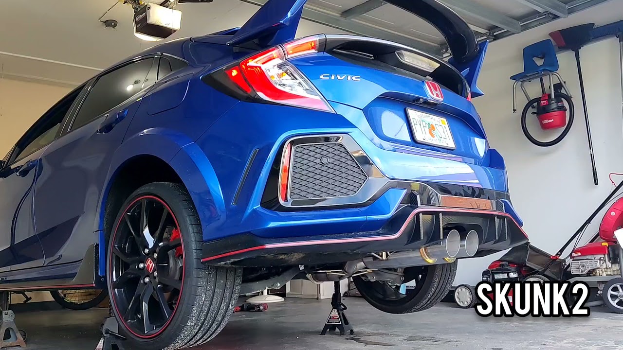 Civic Type R 10th GEN Skunk2 MegaPower RR Exhaust Sound Comparison | FK8