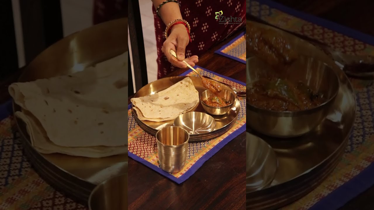Kansa thali and dining set from Zishta |Tested for quality |Handcrafted kansa dining set