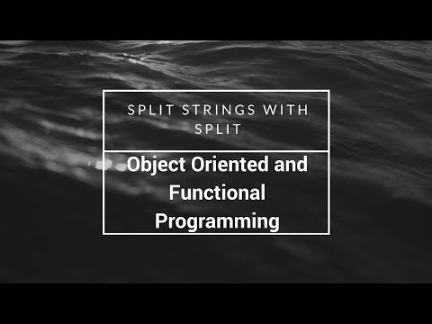 Split Strings with split, freeCodeCamp Tutorial