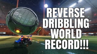 Rocket League | Reverse dribbling world record!!! ( Extremely difficult RL dribble challenge )