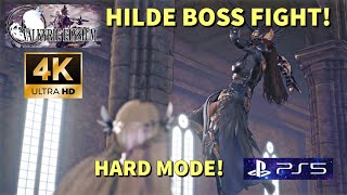 VALKYRIE ELYSIUM: Hilde Boss Fight. HARD MODE [PS5] 4K 60FPS!