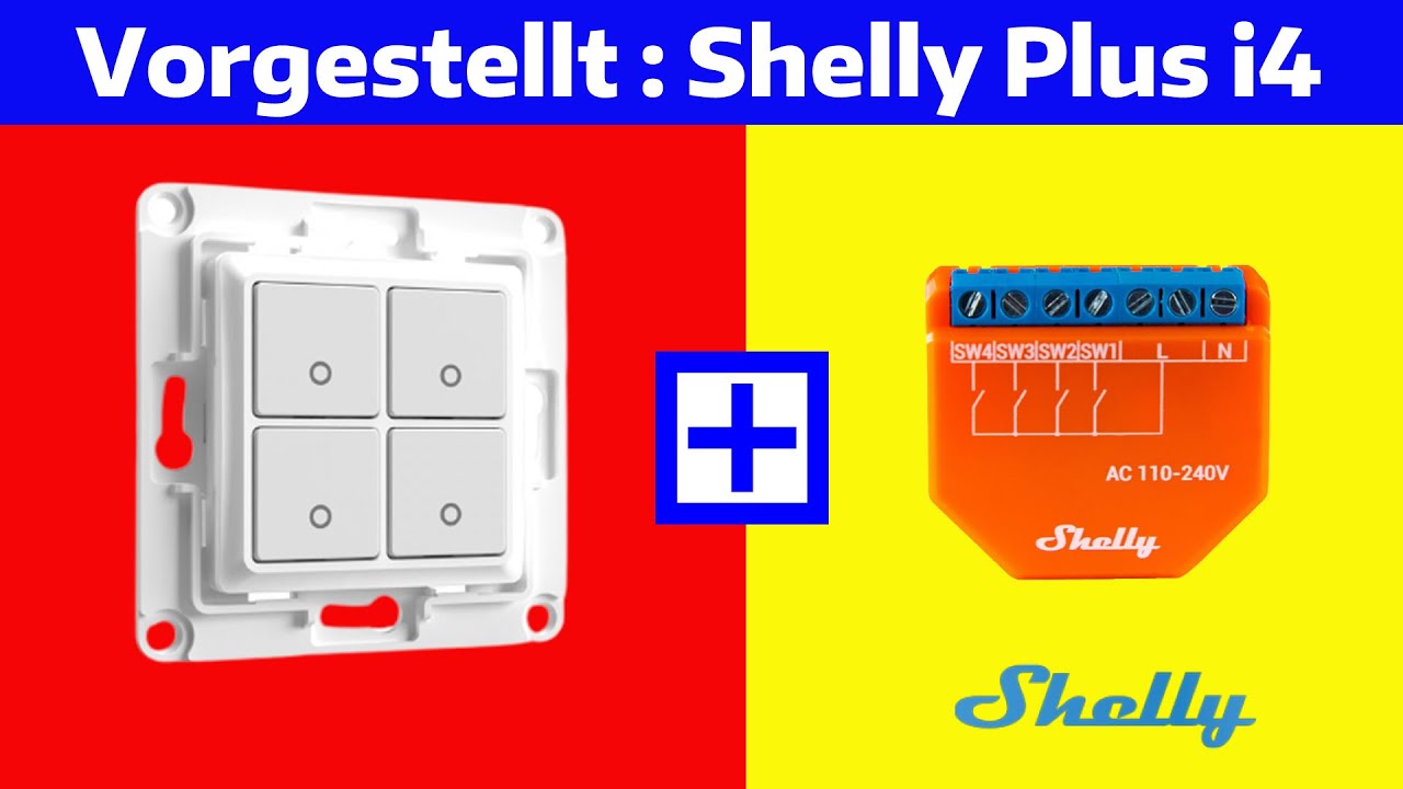 Shelly Plug I4 Bluetooth Wi-fi Operated Connects To Your No Hub Required  Java Scripts Support For Customized - Automation Modules - AliExpress