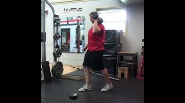 Single Arm dumbbell shoulder press-staggered stance