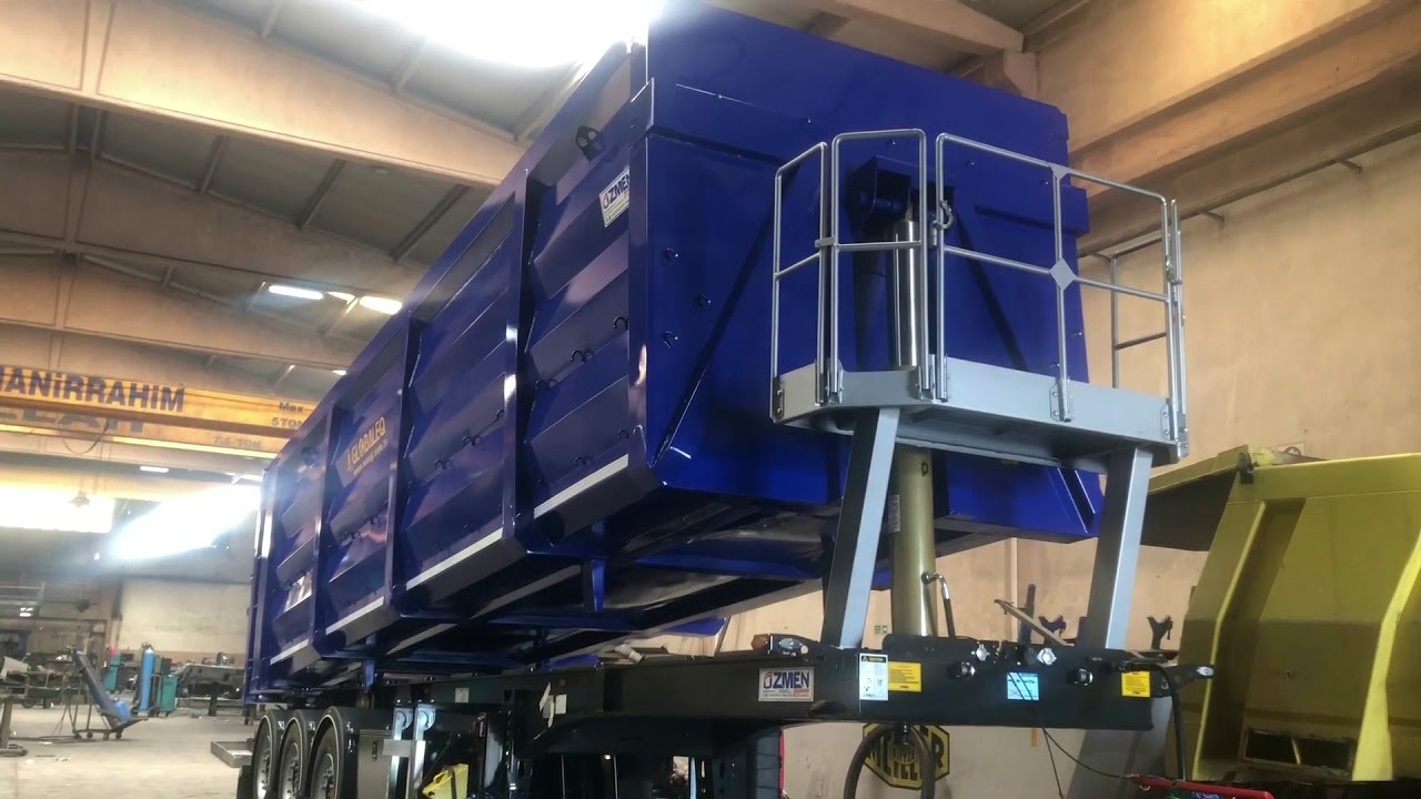 GRAIN TIPPER SEMI TRAILER - RIBALTABILE - BENNE - BASCULANTE - HUBUBAT DAMPERI OZMEN DAMPER TRAILER