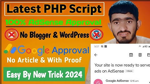 New Adsense Approval PHP Script (No Article Need) Unlimited Google adsense approval 24 hours