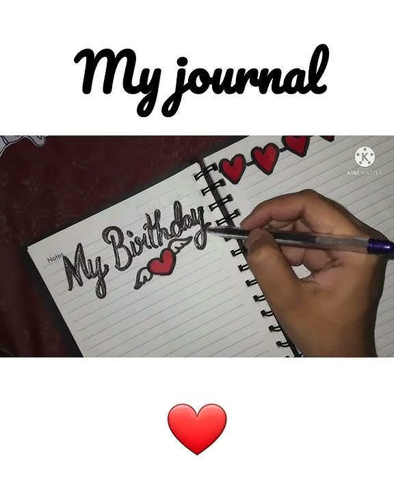 ❤❤  #journal #araland #love #birthday #shorts