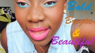 Bold & Bright Summer Makeup Look