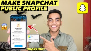How To Make Snapchat Public Profile | Snapchat Public Profile Kaise Banaye | Snapchat Public Profile