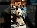 POV: Every employee fighting for survival in Monday meetings ☕🐼💼😂 #MondayMoodtitled #worklife #djpan