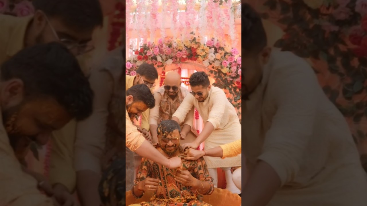 haldi nhi Kurta Fad Haldi😀#haldiceremony #weddingphotography #haldifunction #holi