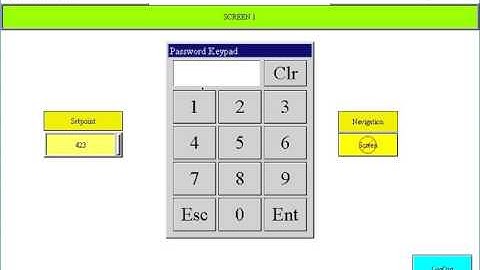 How to set a password for different objects in the iView HMI 1