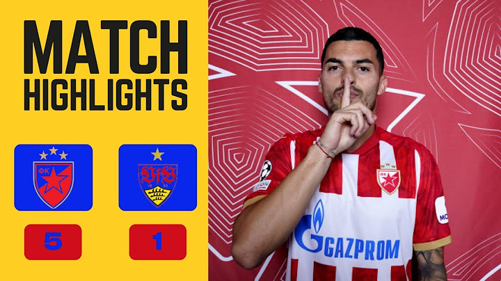 FK Crvena Zvezda vs VfB Stuttgart | 5-1 | Match Highlights | UEFA Champions League